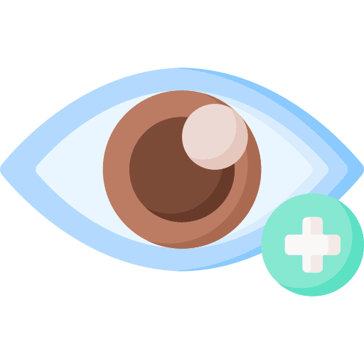 Presbyopia healthcare and medical eye health icon