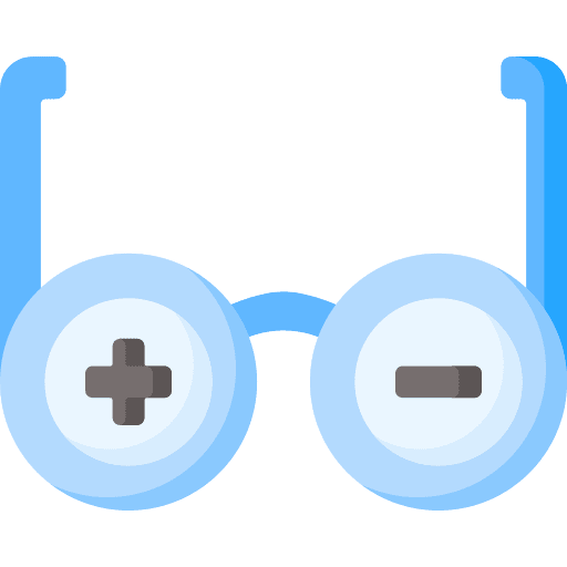 Prescription glasses optometrist health healthcare and medical icon