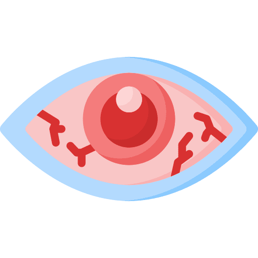 Red eyes eye healthcare and medical vision icon
