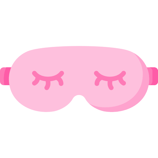 Sleeping mask fashion sleeping mask icon