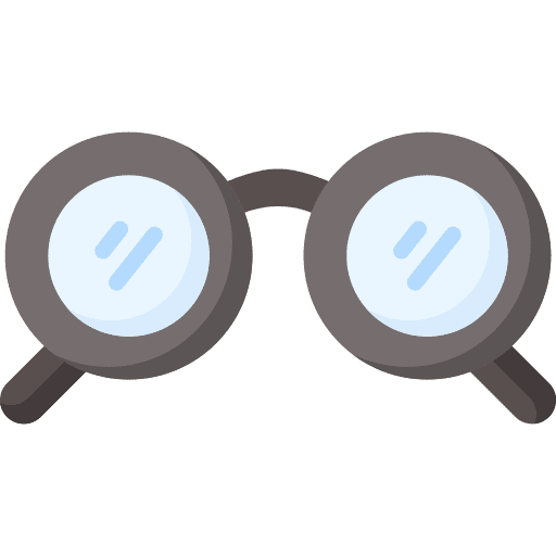 Testing glasses vision optometrist medical icon