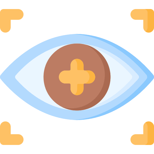 Focus eye look ui icon