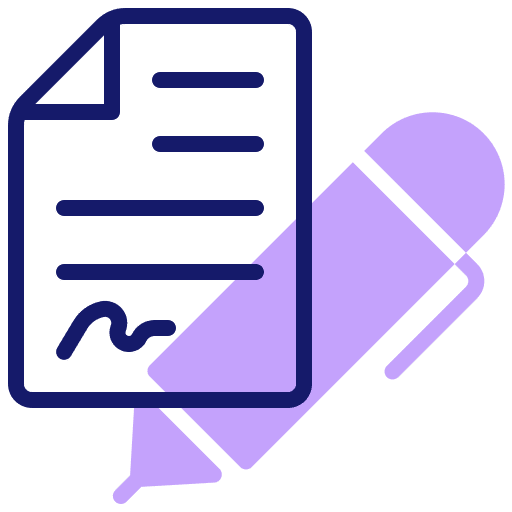 Document paper enroll business and finance icon