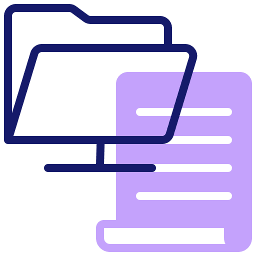 Folder document folder files and folders icon