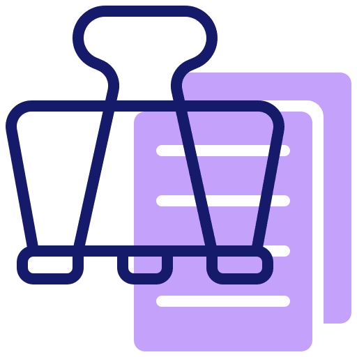 Paperclip paperclip paper clips office supplies icon