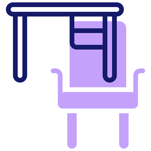 Table desk furniture and household furniture icon