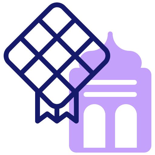 Ketupat muslim ketupat ramadan icon