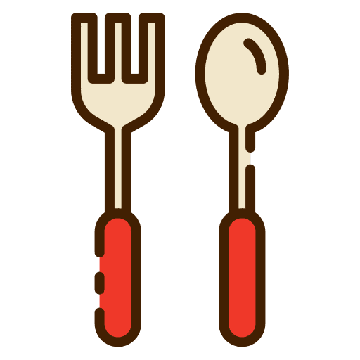 Spoon and fork spoon and fork fast food cutlery icon