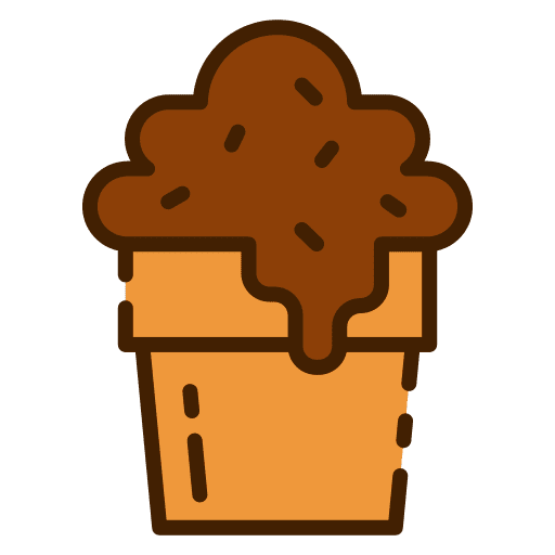 Ice cream cone dessert food and restaurant icon