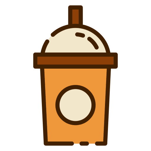 Milkshake soft drink food and restaurant cup icon