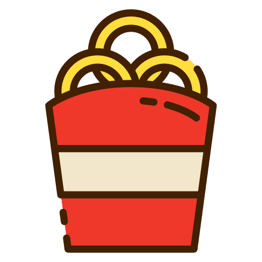 Onion rings onion rings food and restaurant food icon