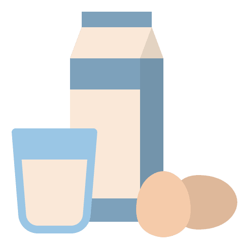 Diet food diet food eggs milk icon