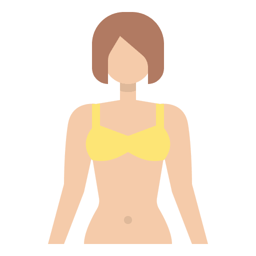 Fit sports and competition anatomy woman icon