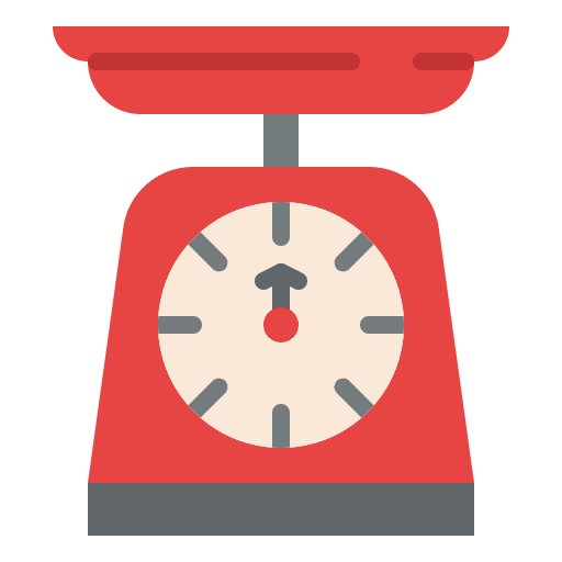 Scale fitness wellness scale icon