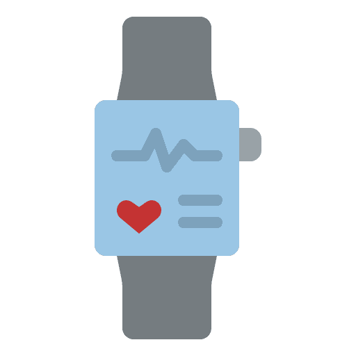 Smart watch watch smart watch heartbeat icon