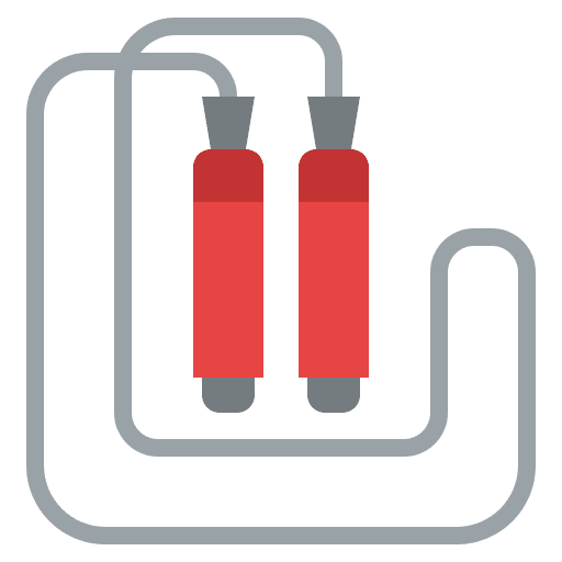 Jumping rope wellness rope healthy icon