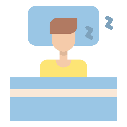 Sleep wellness sleep fitness icon