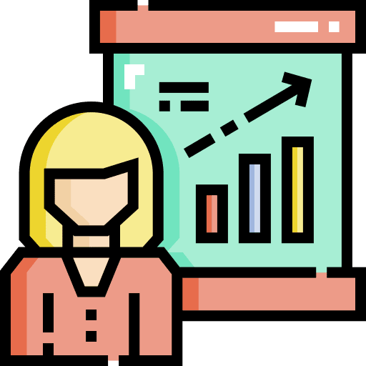 Presentation presentation finances chart icon