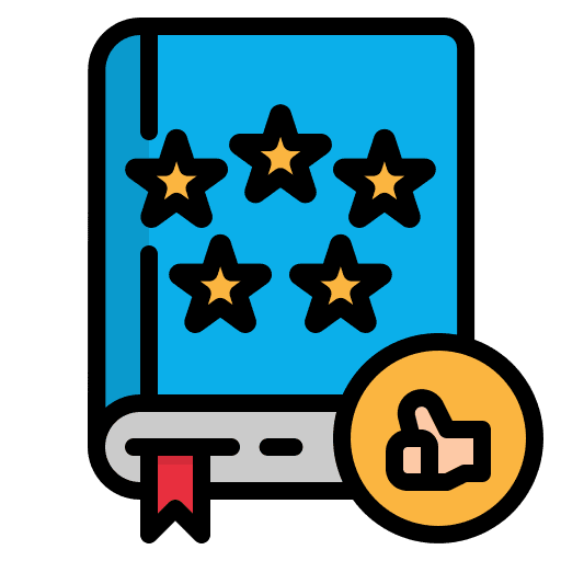 Book like recommended star education icon