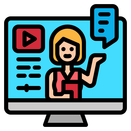 Video tutorial seo and web video tutorial tutorials icon