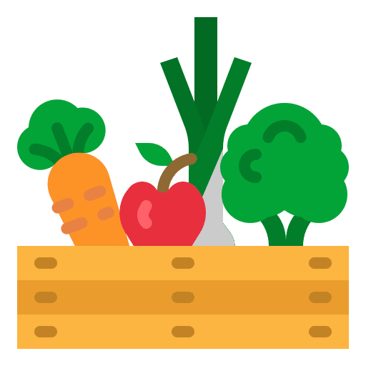 Harvest fruits food and restaurant fruit icon