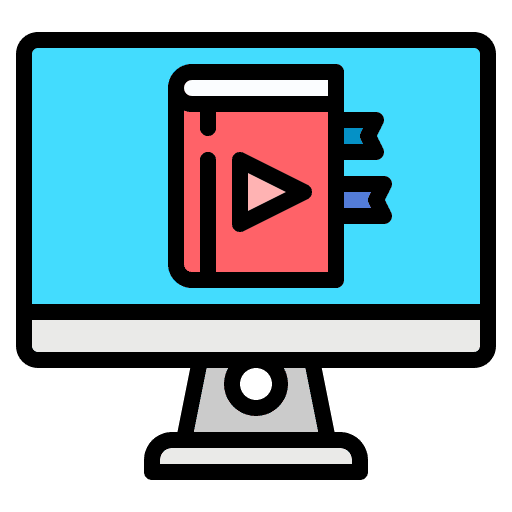 Online learning online learning elearning reading icon