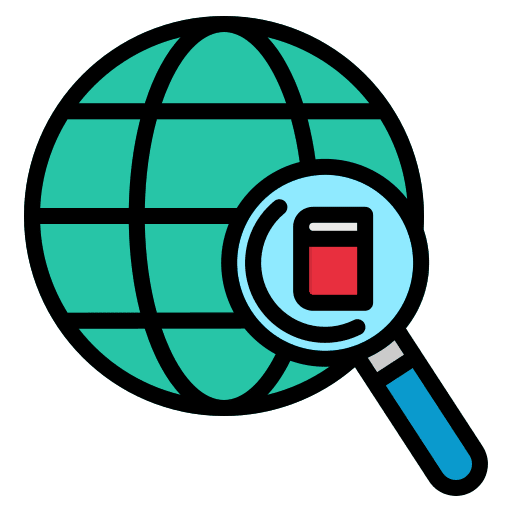 Searching education library search icon