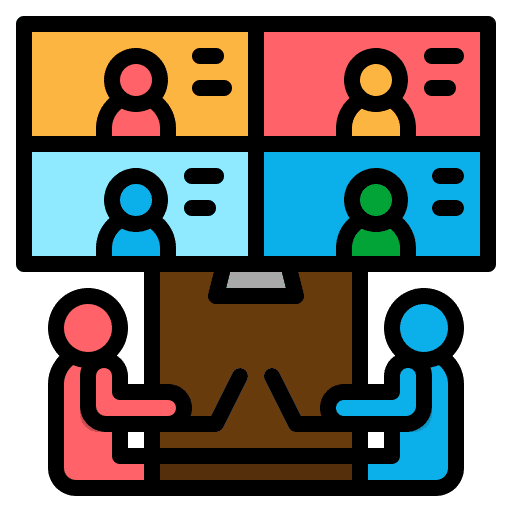 Video conference electronics communications webcam icon