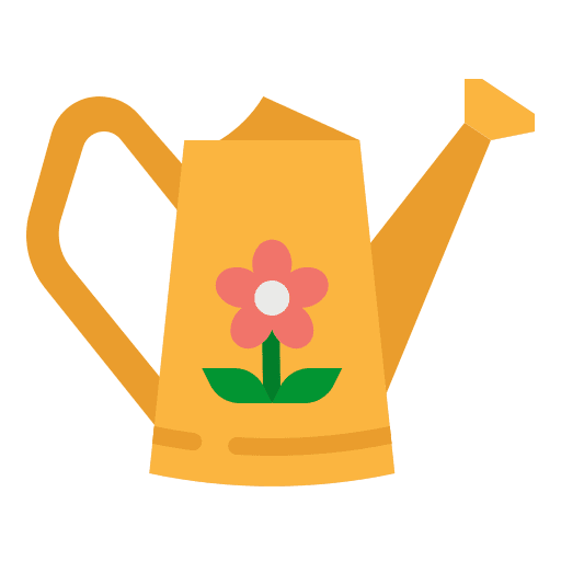 Watering can farming and gardening village water icon