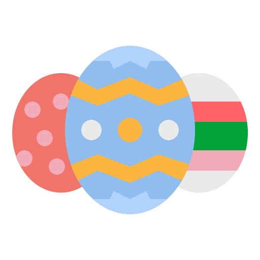 Easter egg decoration easter cultures icon