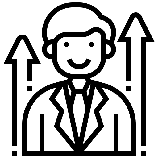 Chief executives president leader icon