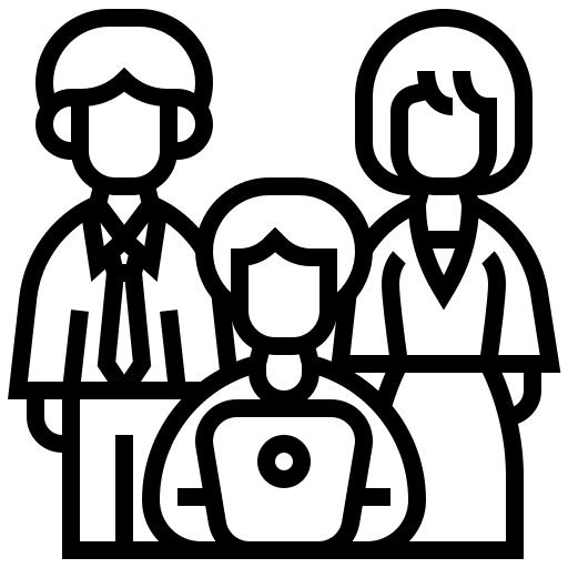 Employees professions and jobs employees work icon