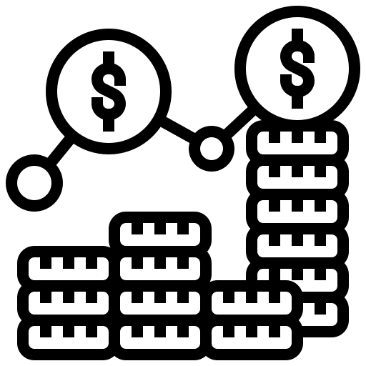 Finance profit finance graph icon