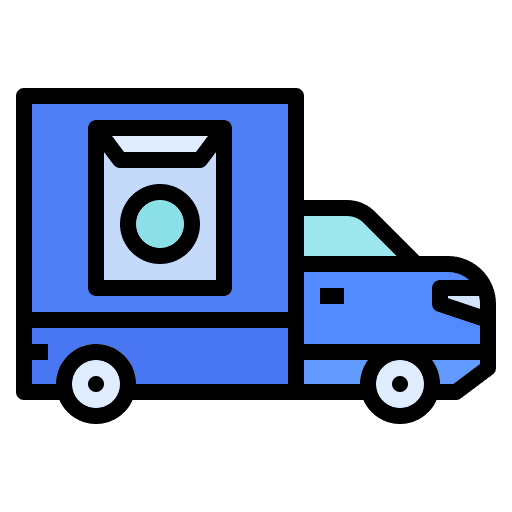 Delivery washing laundry service laundromat icon