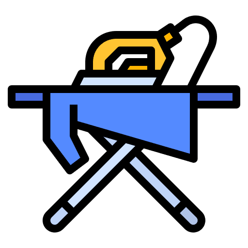 Iron board washing laundry service furniture and household icon
