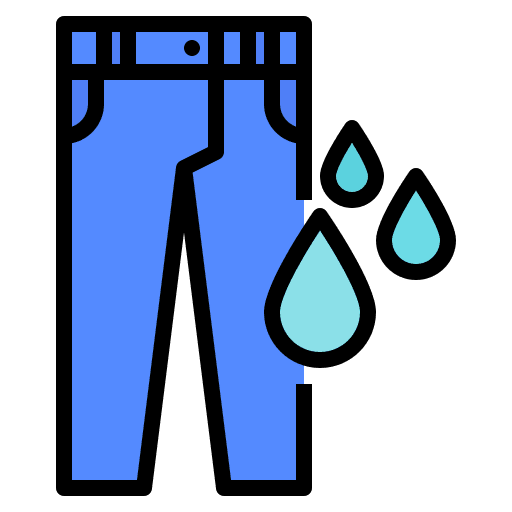 Wet laundromat furniture and household pant icon