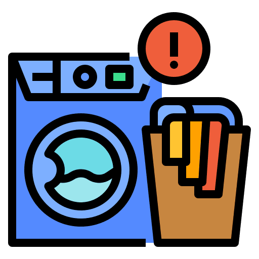 Notification washing machine laundry laundromat icon