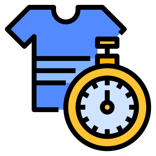 Time time service laundry service icon