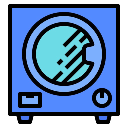 Tumble dry dryer laundry service machine icon