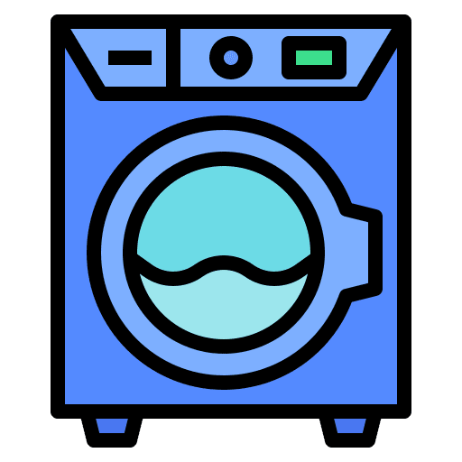 Washing machine laundry service washing machine laundry icon