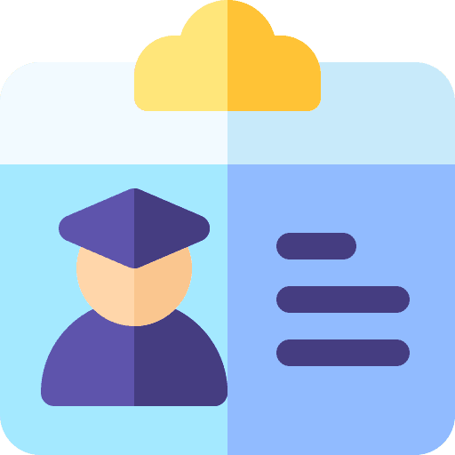 Student card student card pass student icon