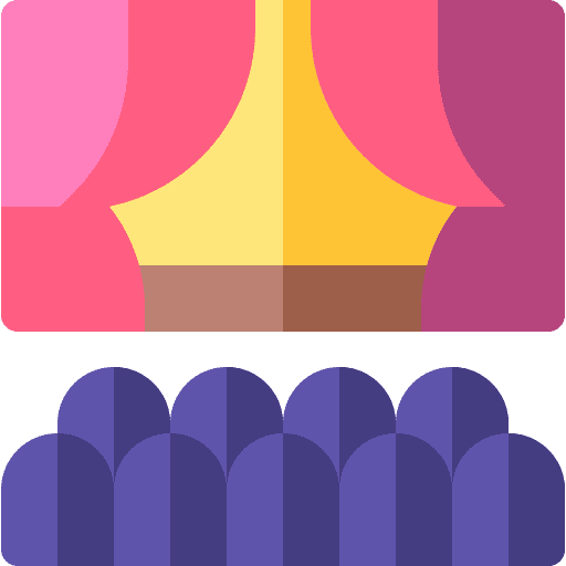 Theater scene theater espectacle icon