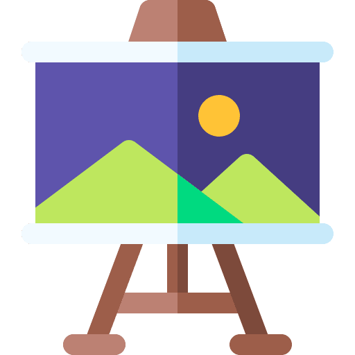 Canvas education creative canvas icon