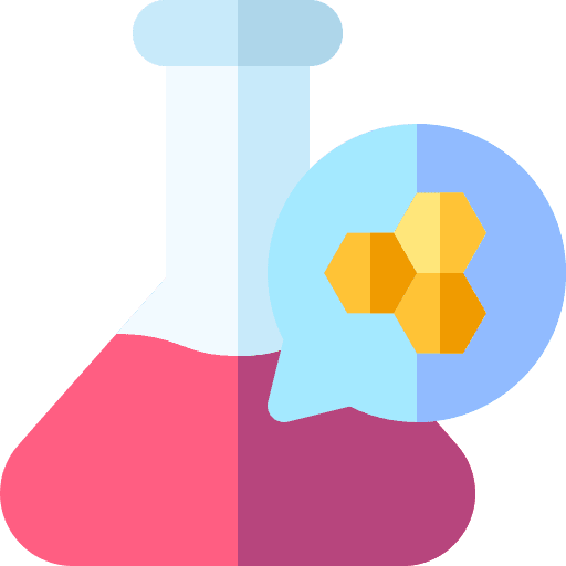 Chemistry science flask chemical icon