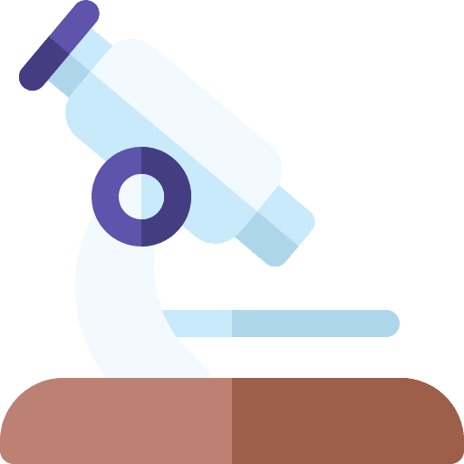 Microscope scientific microscope science icon