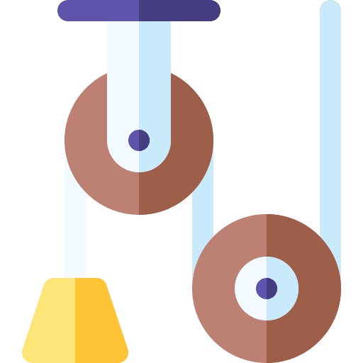 Physics gearing lifter education icon