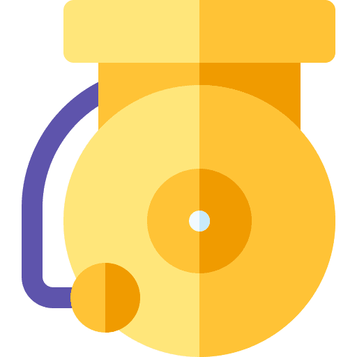 Alarm school bell warning loud icon