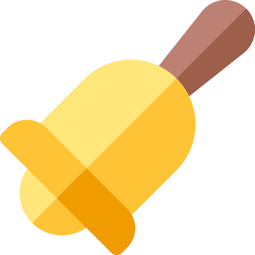 Bell bell tools and utensils music icon