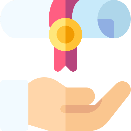 Graduation goal degree success icon