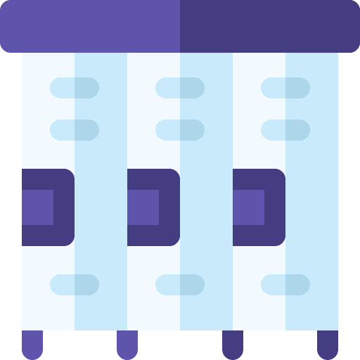 Lockers locker room education changing room icon